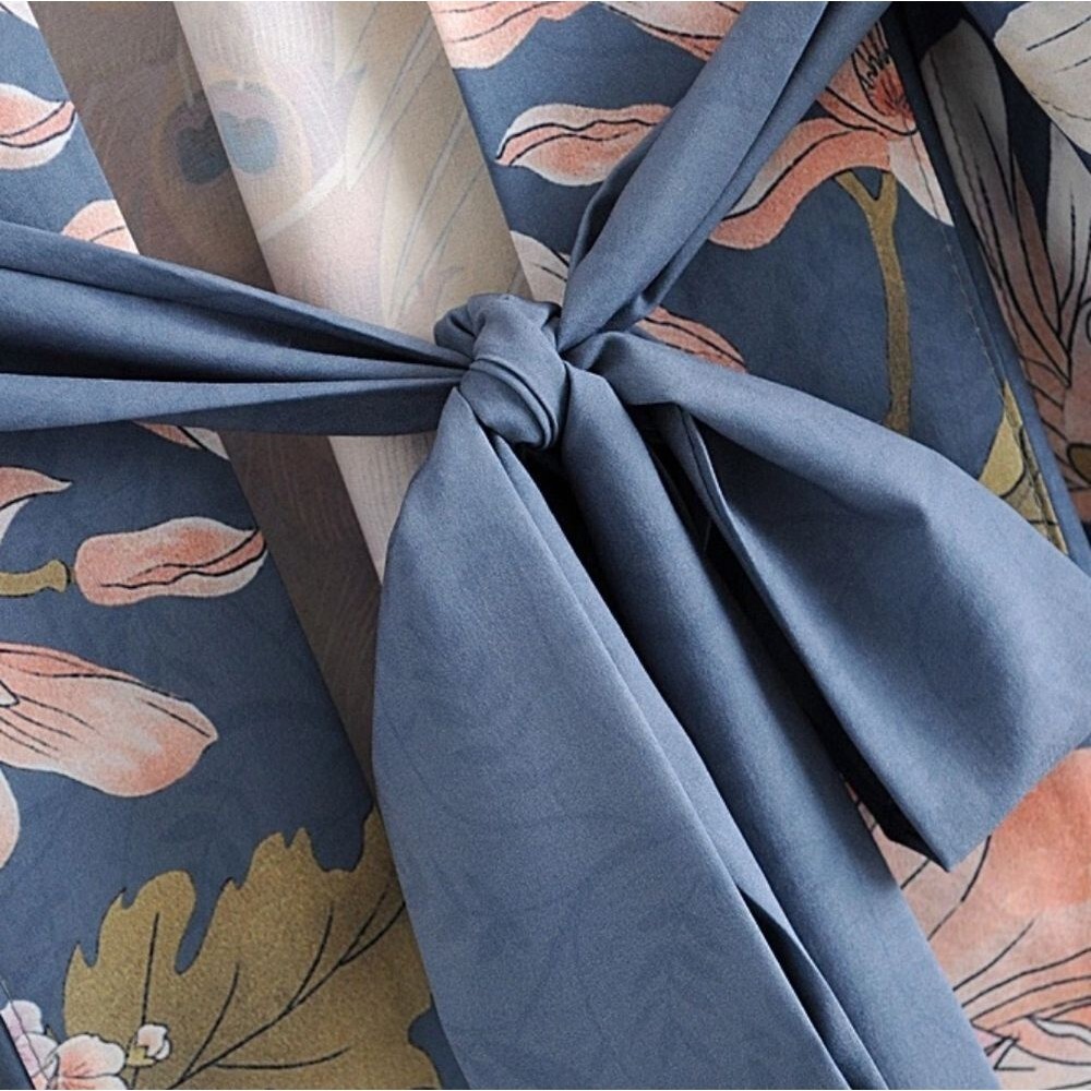 🍒NWT🍒 LIGHTWEIGHT PEACOCK PRINT BOHO KIMONO - Picture 10 of 14